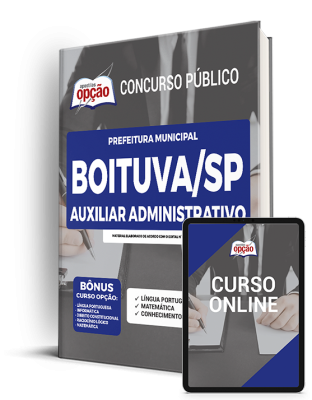 Apostila Prefeitura de Boituva - SP - Auxiliar Administrativo
