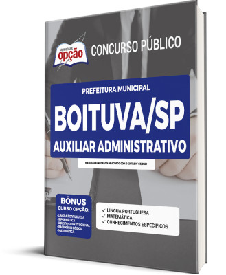 Apostila Prefeitura de Boituva - SP - Auxiliar Administrativo