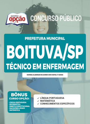 Apostila Prefeitura de Boituva - SP - Técnico em Enfermagem