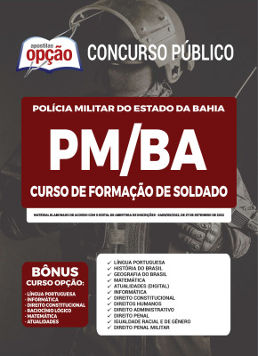 Apostila PM-BA - Curso de Formação de Soldado