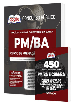 Combo Impresso PM-BA - Curso de Formação de Soldado