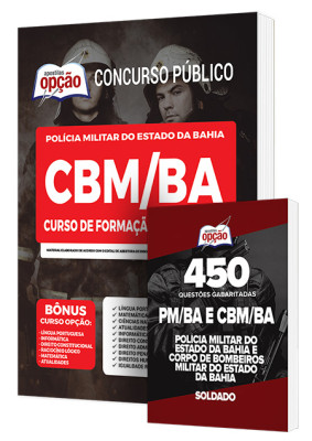 Combo Impresso CBM-BA - Curso de Formação de Soldado