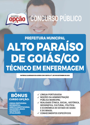 Apostila Prefeitura de Alto Paraíso de Goiás - GO - Técnico em Enfermagem