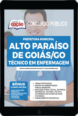 Apostila Prefeitura de Alto Paraíso de Goiás - GO em PDF - Técnico em Enfermagem