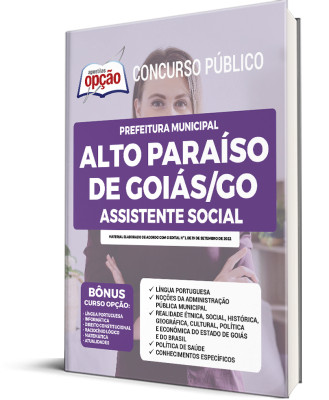 Apostila Prefeitura de Alto Paraíso de Goiás - GO - Assistente Social