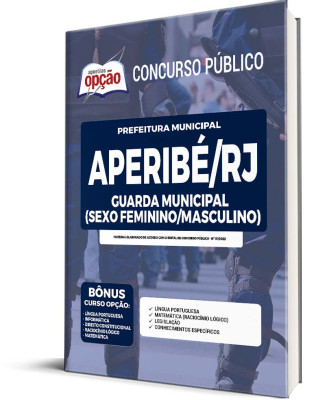 Apostila Prefeitura de Aperibé - RJ - Guarda Municipal (Feminino/Masculino)