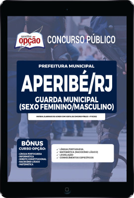 Apostila Prefeitura de Aperibé - RJ em PDF - Guarda Municipal (Feminino/Masculino)