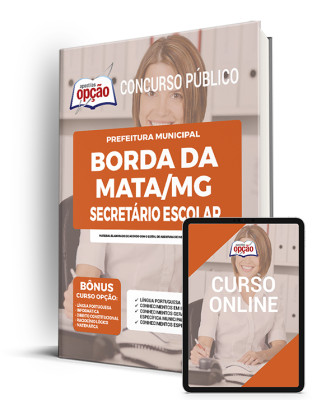 Apostila Prefeitura de Borda da Mata - MG - Secretário Escolar