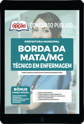 Apostila Prefeitura de Borda da Mata - MG em PDF - Técnico em Enfermagem