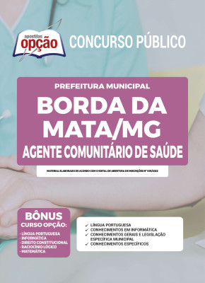 Apostila Prefeitura de Borda da Mata - MG - Agente Comunitário de Saúde