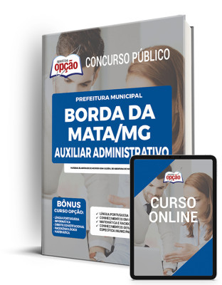 Apostila Prefeitura de Borda da Mata - MG - Auxiliar Administrativo