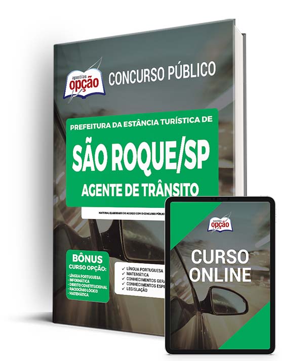 Apostila Prefeitura de São Roque - SP 2022 - Agente de Trânsito
