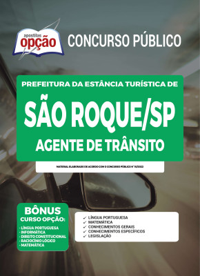 Apostila Prefeitura de São Roque - SP - Agente de Trânsito 