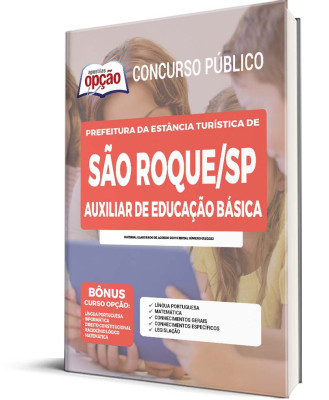 Apostila Prefeitura de São Roque - SP - Auxiliar de Educação Básica