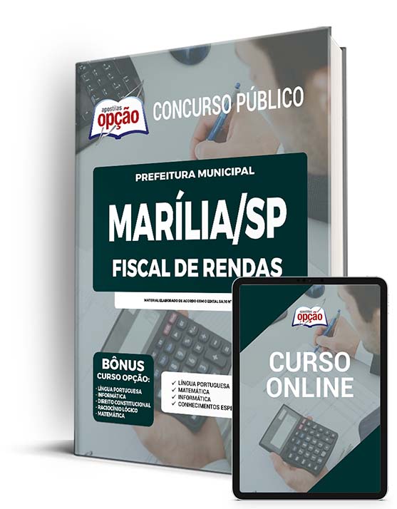 Apostila Prefeitura de Marília - SP 2022 - Fiscal de Rendas