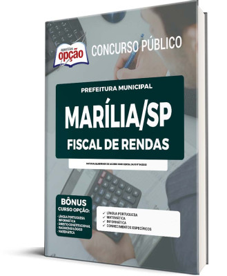 Apostila Prefeitura de Marília - SP - Fiscal de Rendas