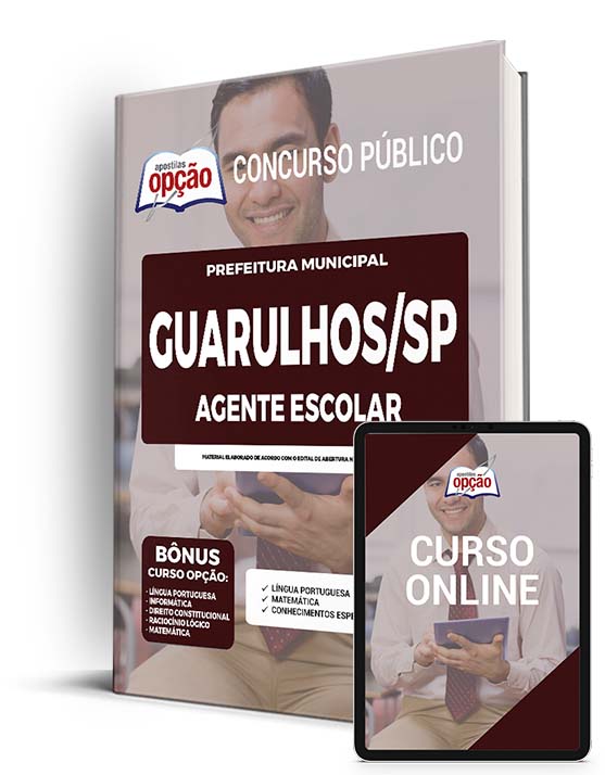 Apostila Prefeitura de Guarulhos - SP 2022 - Agente Escolar