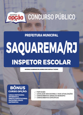 Apostila Prefeitura de Saquarema - RJ - Inspetor Escolar