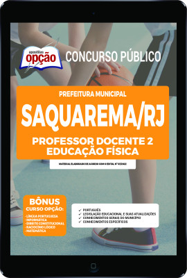 Apostila Prefeitura de Saquarema - RJ em PDF - Professor Docente 2 - Educação Física