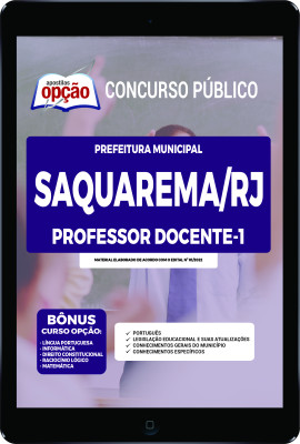 Apostila Prefeitura de Saquarema - RJ em PDF - Professor Docente 1