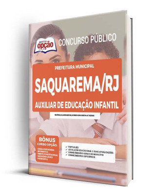 Apostila Prefeitura de Saquarema - RJ - Auxiliar de Educação Infantil