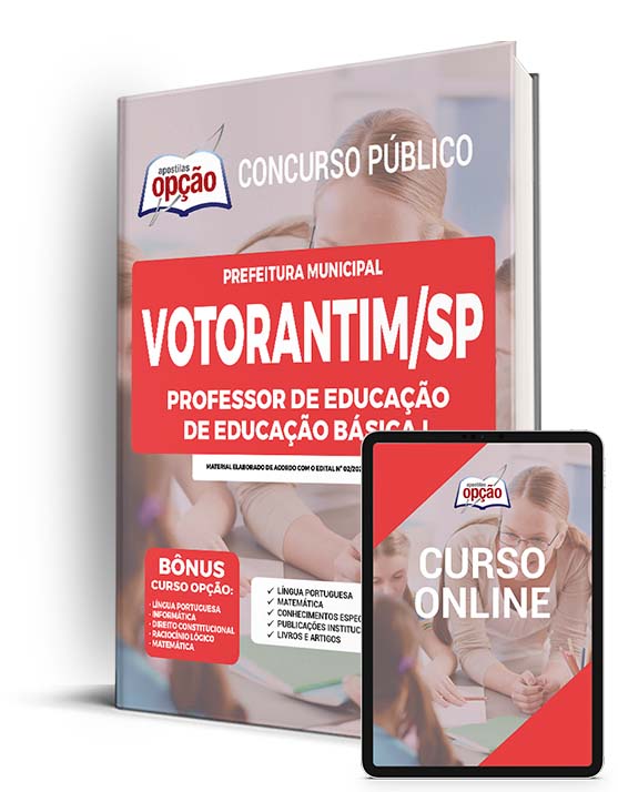 Apostila Prefeitura de Votorantim - SP 2022 - PEB I
