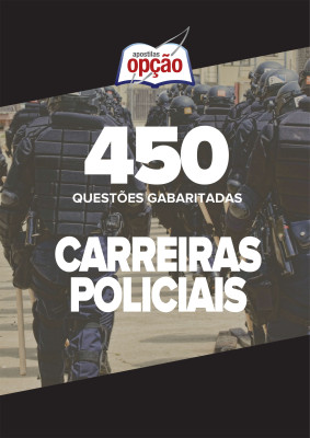 Caderno Carreiras Policiais - 500 Questões Gabaritadas
