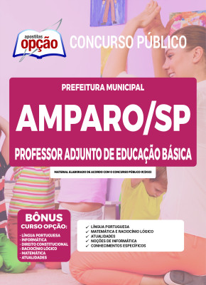 Apostila Prefeitura de Amparo - SP - Professor Adjunto de Educação Básica