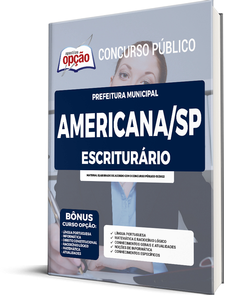 Apostila Concurso Pref Americana SP 2023 Fiscal Atividade