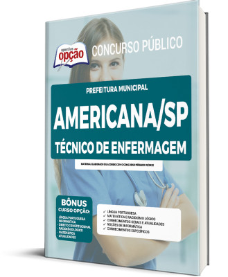 Apostila Prefeitura de Americana - SP - Técnico de Enfermagem