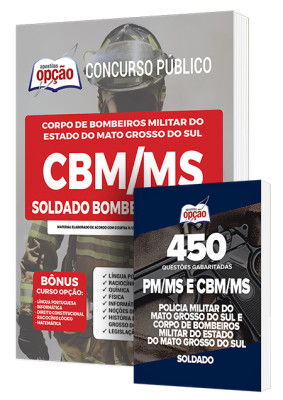 Combo Impresso CBM-MS - Soldado Bombeiro Militar
