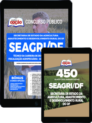 Combo Digital SEAGRI-DF - Técnico da Carreira de Desenvolvimento e Fiscalização Agropecuária - Agente Administrativo