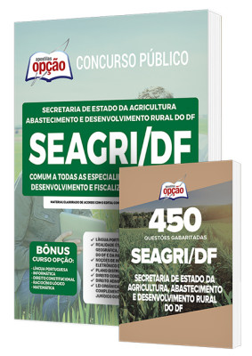 Combo Impresso SEAGRI-DF - Comum a Todas as Especialidades de Analista de Desenvolvimento e Fiscalização Agropecuária
