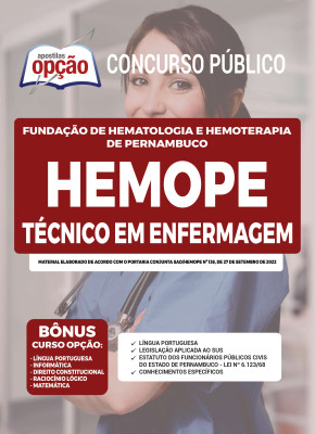 Apostila HEMOPE - Técnico em Enfermagem