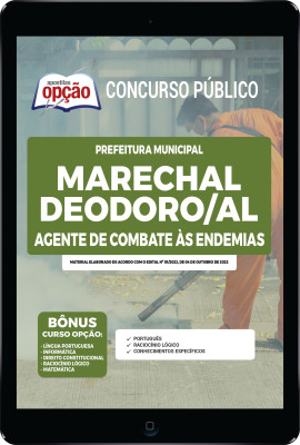 Apostila Prefeitura de Marechal Deodoro - AL em PDF - Agente de Combate às Endemias