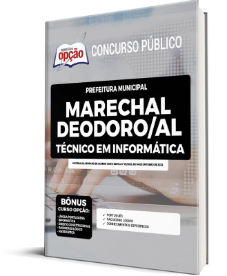 Apostila Prefeitura de Marechal Deodoro - AL - Técnico em Informática