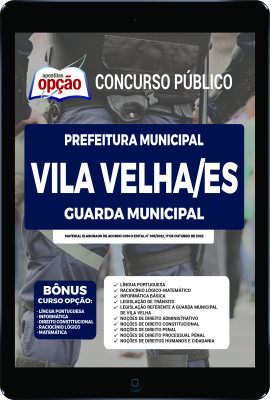 Apostila Prefeitura de Vila Velha - ES em PDF - Guarda Municipal