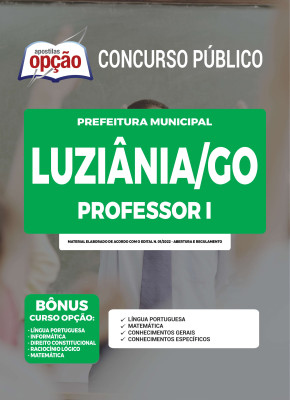 Apostila Prefeitura de Luziânia - GO - Professor I