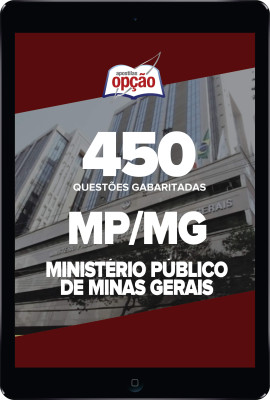 Caderno MP-MG - 450 Questões Gabaritadas em PDF