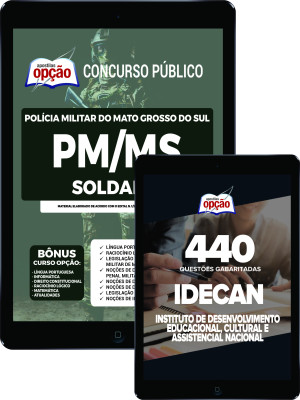 Combo Digital PM-MS - Soldado + Caderno IDECAN