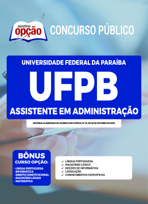 Apostila UFPB - Assistente em Administração