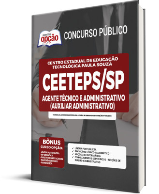 Apostila CEETEPS-SP - Agente Técnico e Administrativo (Auxiliar Administrativo)