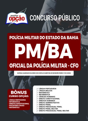 Apostila PM-BA - Oficial da Polícia Militar - CFO