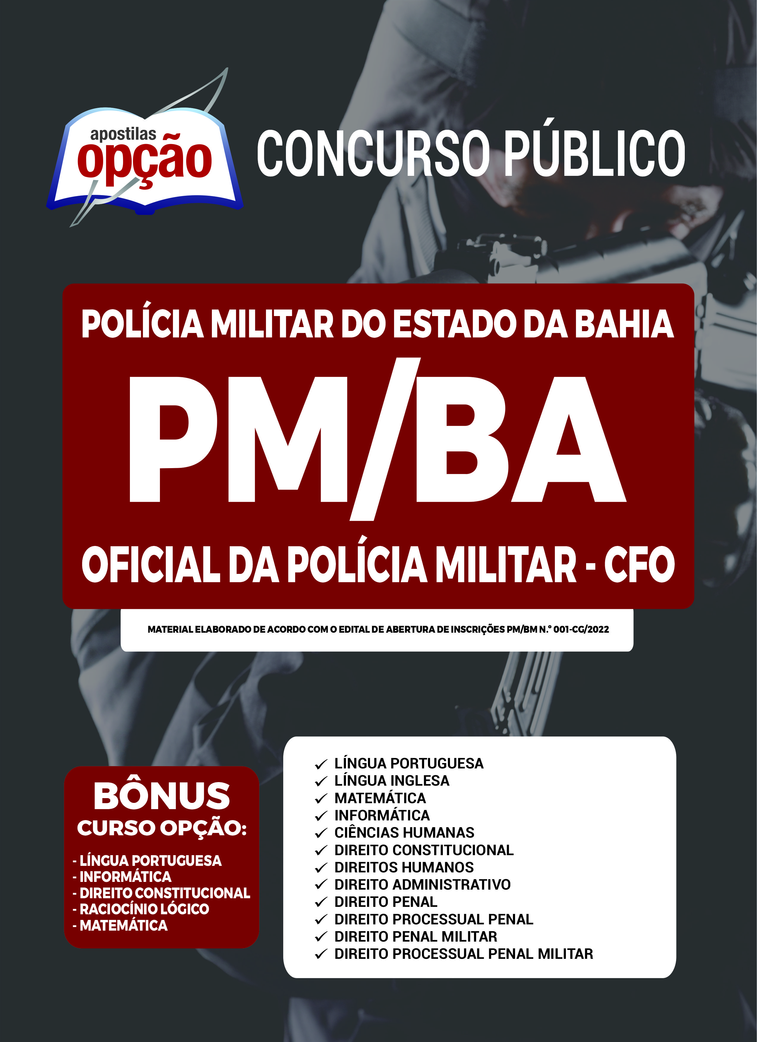 Concurso PM BA, Direito Penal Militar