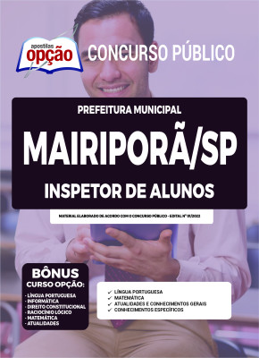 Apostila Prefeitura de Mairiporã - SP - Inspetor de Alunos