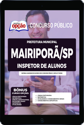 Apostila Prefeitura de Mairiporã - SP em PDF - Inspetor de Alunos