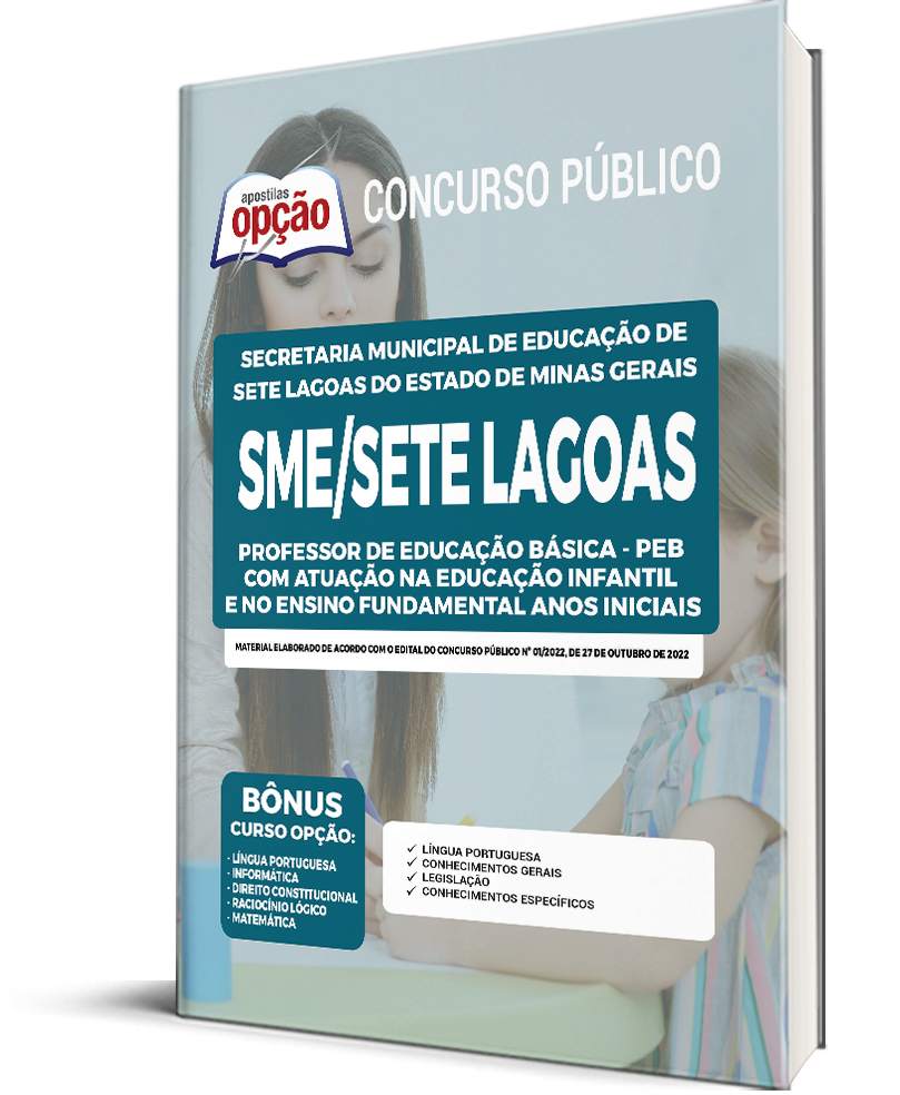 Apostila SME Sete Lagoas - MG PDF - Assistente de Turno 2022