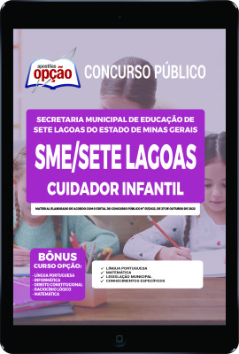 Apostila SME Sete Lagoas - MG em PDF - Cuidador Infantil