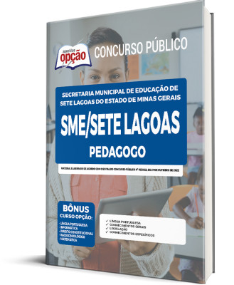 Apostila SME Sete Lagoas - MG - Pedagogo