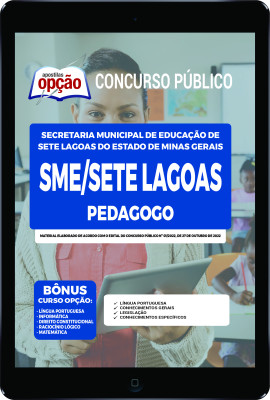 Apostila SME Sete Lagoas - MG em PDF - Pedagogo